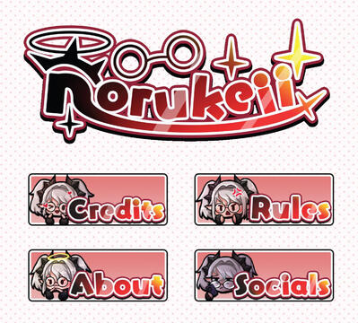 Norukeii VTuber Logo + Socials